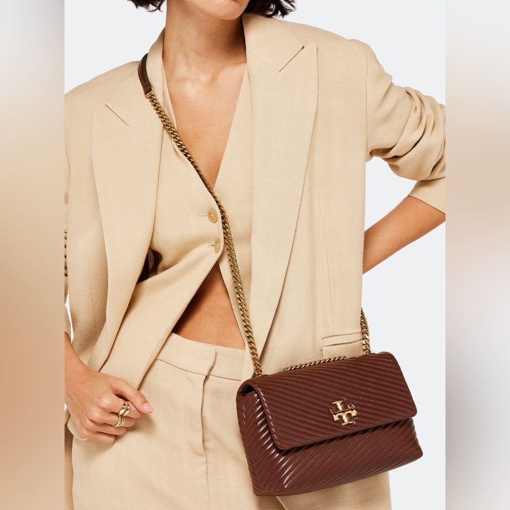 Tory Burch Kira Moto Quilt Small Crossbody